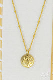 Zodiac Medallion Necklace