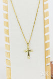 Rhinestone Cross Necklace IV