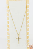 Rhinestone Cross Necklace III