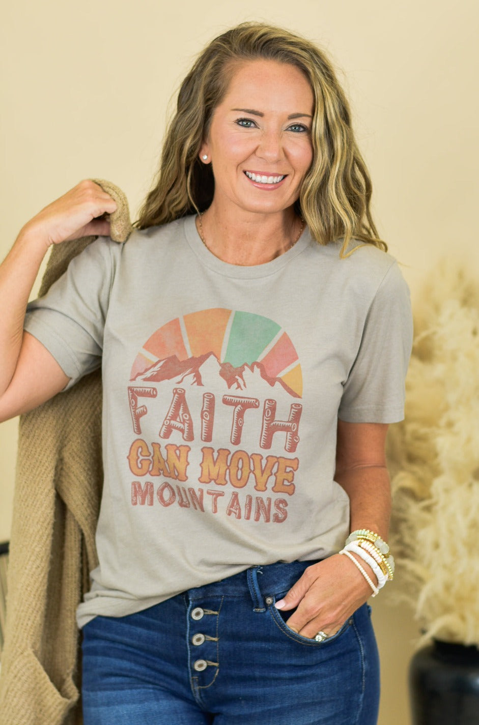 Retro Tee: Faith Can Move Mountains