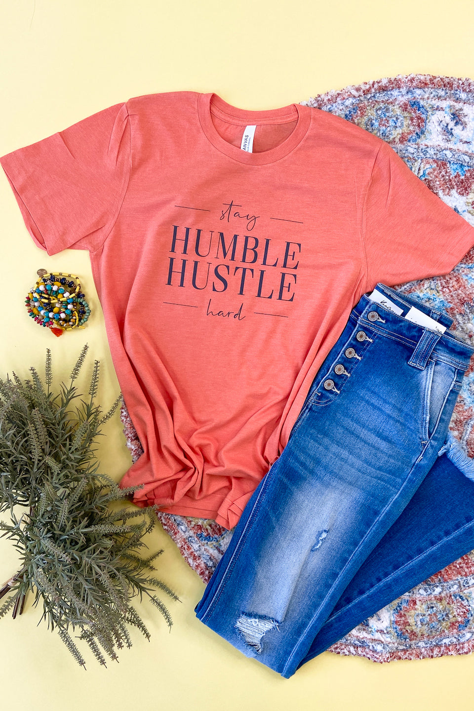 Stay Humble Hustle Hard - Graphite